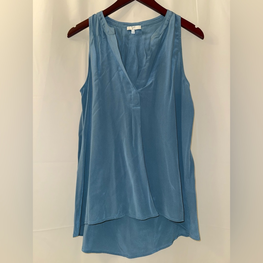 Joie Light Blue V-Neck Blouse